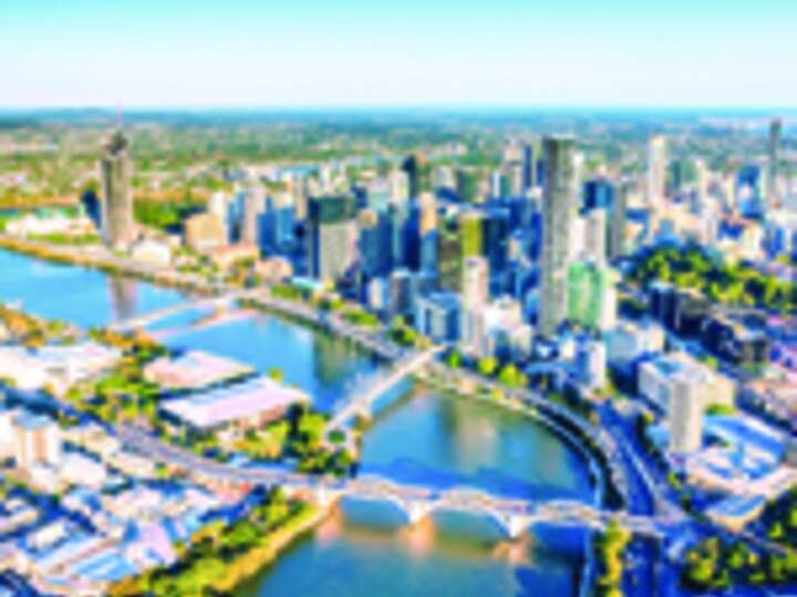 Australien Brisbane Gold Coast Luftansicht
