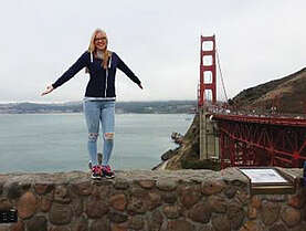 Madeleine San Francisco Golden Gate Bridge USA