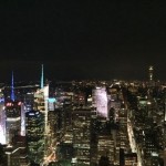 New York Skyline nachts
