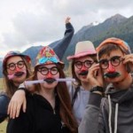 Schüler Verkleidet Neuseeland Gruppenbild