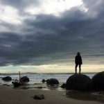 Neuseeland Wolken Meer Boulders klettern