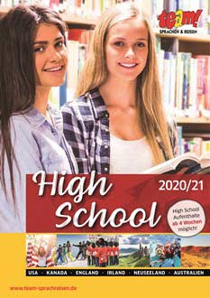High School Katalog Cover 2020 Schüleraustausch