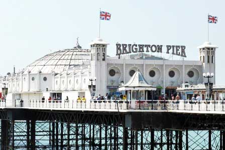 Brighton Pier Küste England Ausflug Sprachreise Bournemouth