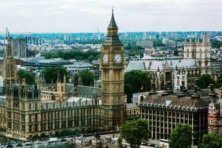 London Skyline Big Ben Ausflug 