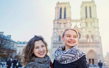Notre Dame Freizeit Sprachreise Schüler Paris Frankreich