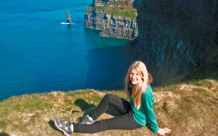 Dublin Irland Schüler Freizeit Cliffs of Moher
