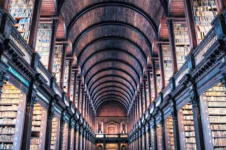 Dublin Bibliothek Irland Bücher Ausflug Sprachreise Schüler