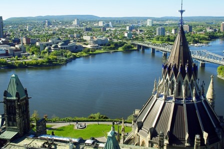 Ottawa Kanada Skyline Sprachreise Schüler