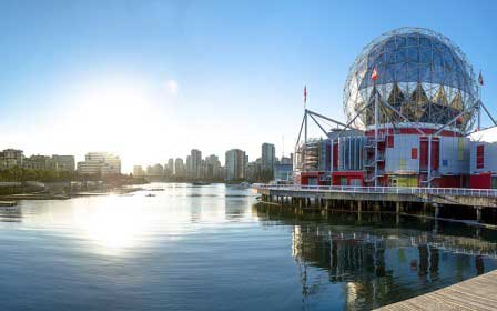 Vancouver Kanada Wasser Skyline Sprachreisen