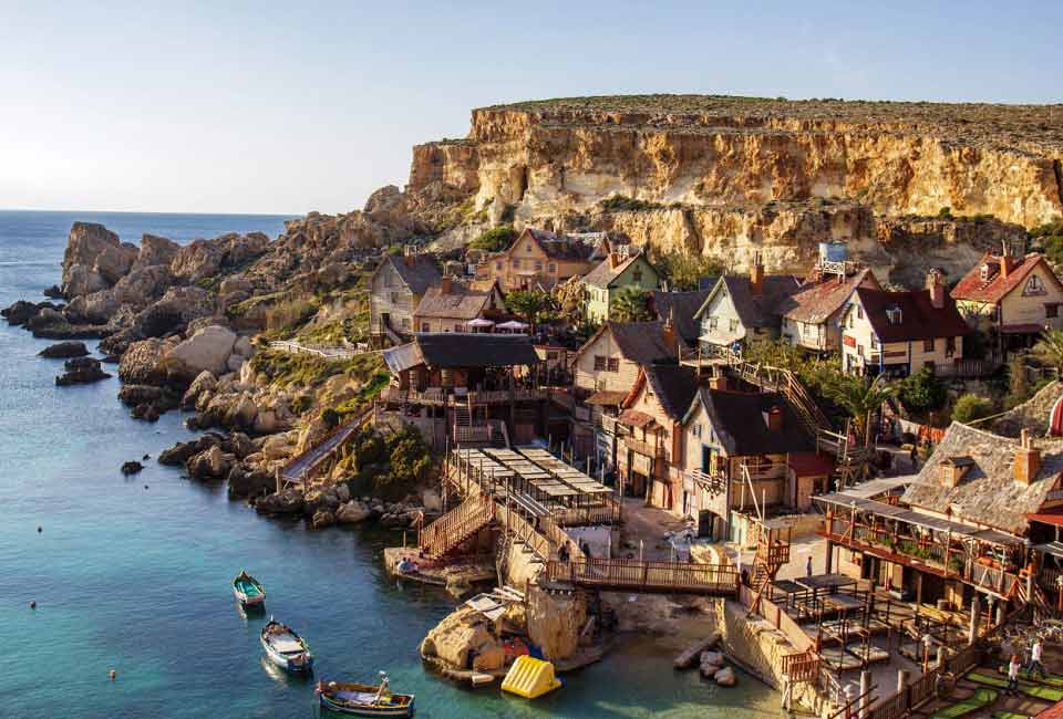Dorf Popeye Freizeitpark Ausflugsziel Sprachreise Malta