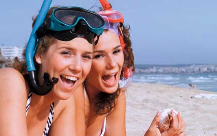 Schüler Sprachreise Malta Sommer Strand Meer Spaß