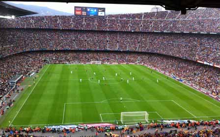 Barcelona Stadion Camp Nou Spanien