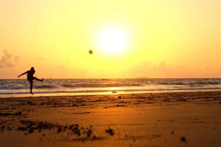 Beach Soccer Los Angeles USA Freizeit Sprachreisen Schüler
