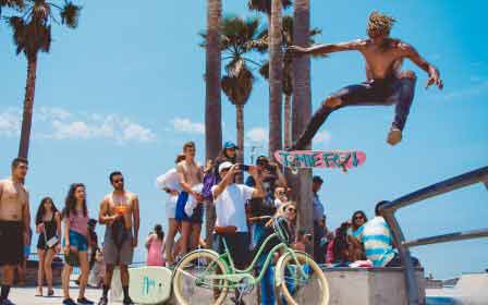 USA Los Angeles Skating Venice Beach