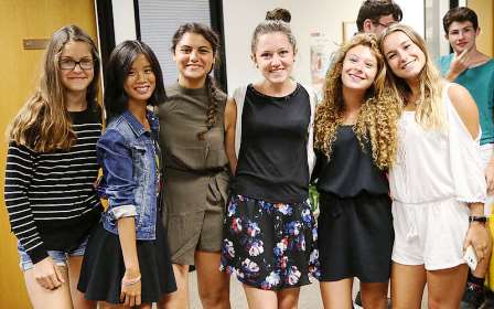 Schüler Sprachreise Los Angeles Gruppe Mädchen sechs