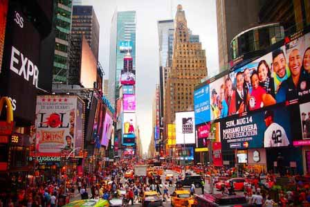 Times Square New York City Ausflugsziel Sightseeing