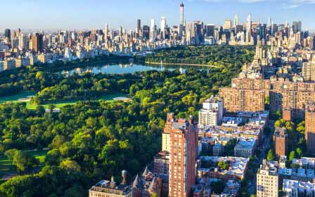 New York Skyline Central Park USA