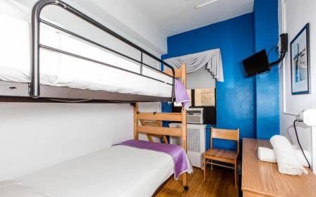 Sprachreise Schüler New York City Unterkunft Betten Residenz schlafen Zimmer Fernseher