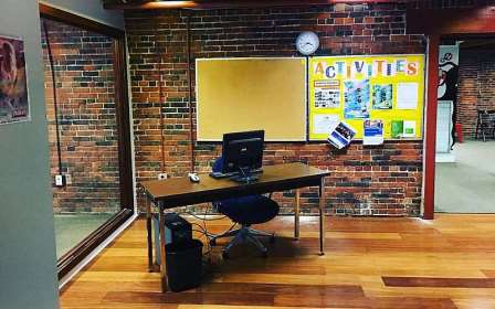 Activity Planner Sprachschule Boston Aushang Aktivitäten Freizeit Wochenplan